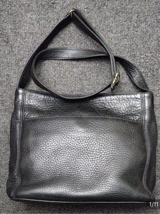 Handbags - Vintage Coach Sonoma Black Pebbled Leather Shoulder/Crossbody Bag #4924